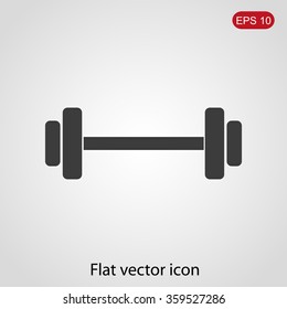 Dumbbells  vector icon
