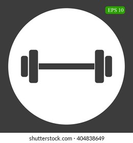 Dumbbells  vector icon