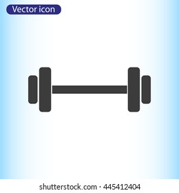 Dumbbells  vector icon
