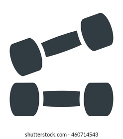 Dumbbells Vector Icon