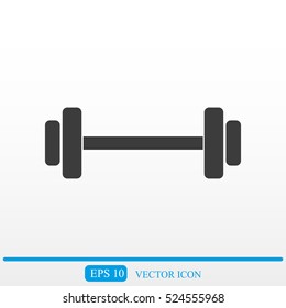 Dumbbells  vector icon