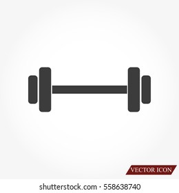 Dumbbells  vector icon