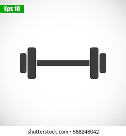 Dumbbells  vector icon