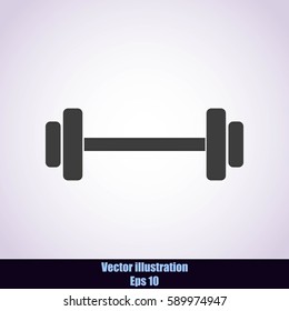 Dumbbells  vector icon
