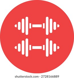 Dumbbells Vector Icon Design Illustration