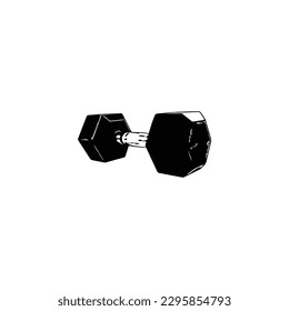 Dumbbells, Dumbbells Vector, Dumbbells isolated, Gym equipment, Gym equipment isolated, Gym equipment vector, Gym equipment Dumbbells silhouette.