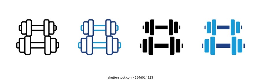 Dumbbellsdumbbells Icon Element For Design