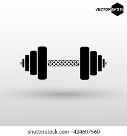 Dumb-bels icon. EPS 10. Vector illustration