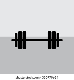 dumbbels - Vector icon