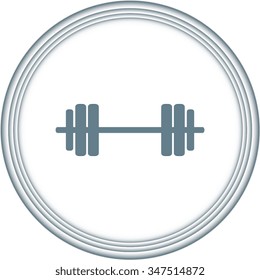 dumbbels - Vector icon