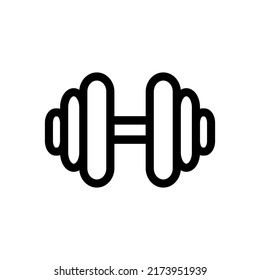 dumbble icon vector illustration logo template for many purpose. Isolated on white background.