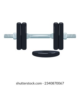 Dumbell icon cartoon vector. Gym weight. Fitness equipment