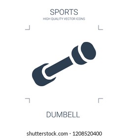 dumbell icon. high quality filled dumbell icon on white background. from sports collection flat trendy vector dumbell symbol. use for web and mobile