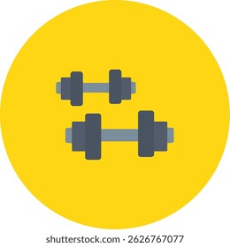 Dumbell Icon Symbol Art Sign