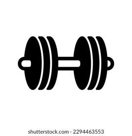  Icono vectorial Dumbell ( entrenamiento , gimnasia )
