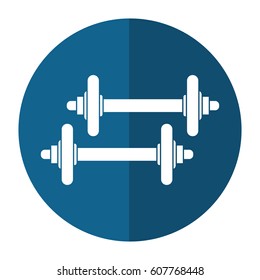 dummbell weight fitness shadow