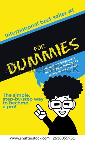 For Dummies book cover template suitable for a For Dummies themed book