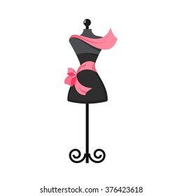  dummy dress illustration vector isolated