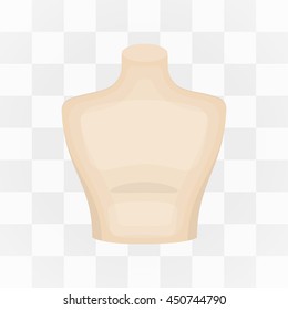 Dummy icon icon cartoon. One icon of a large tailoring collection.