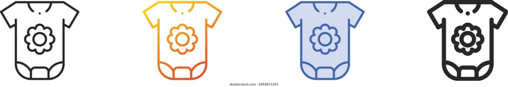 dummy icon.Thin Linear, Gradient, Blue Stroke and bold Style Design Isolated On White Background