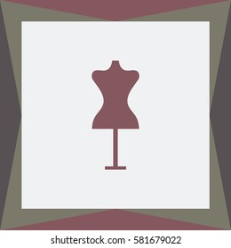Dummy, Mannequin, Fashion  Vector Icon.