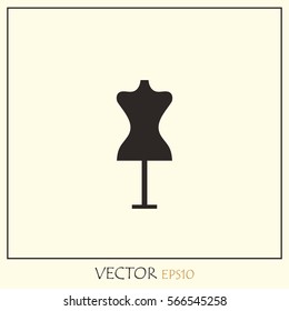 Dummy, Mannequin Vector Icon.