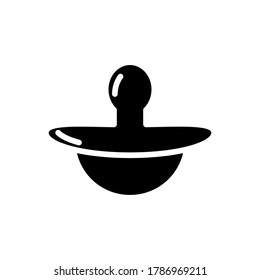 icono ficticio, pacificador con vector de estilo glifo para su diseño web, logotipo, interfaz de usuario. ilustración.