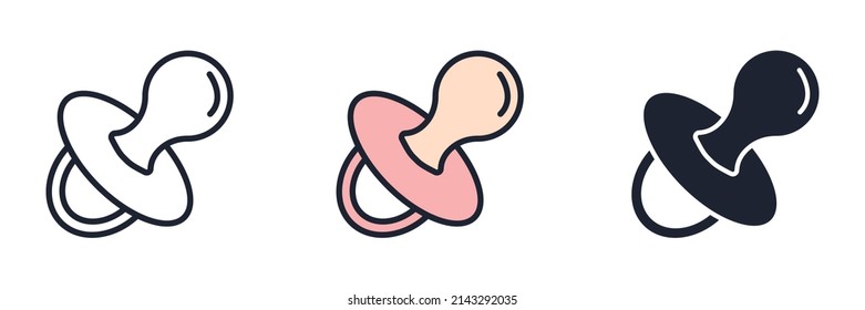plantilla de símbolo de icono de teat ficticio ficticio para ilustración vectorial de colección de diseño gráfico y web