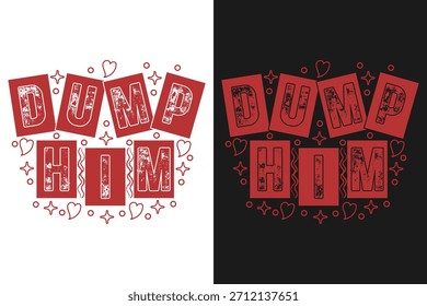 Descartar-lhe EPS Anti-Valentine Dia T-shirt Design