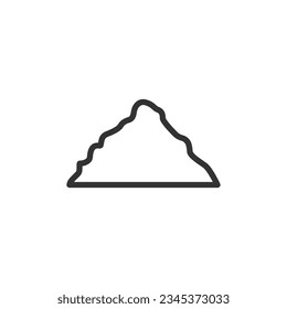 Dump icon isolated on white background. Graphical symbol modern, simple, vector, icon for website design, mobile app, ui. Vector Illustration