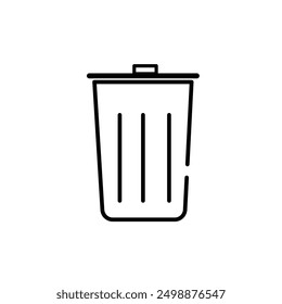 Dump with minimal vector and line art