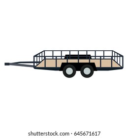 dump trailer cargo wheel transport