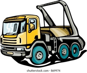 Dump truck. Check my portfolio for many more images of this series.