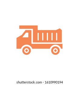 dump truck design, Under construction architecture work repair progress warning industry and build theme Vector illustration