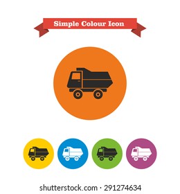 Dump truck icon