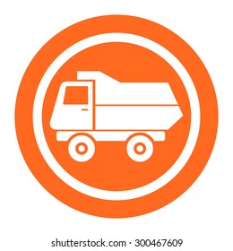 Dump truck icon