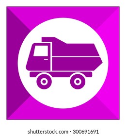 Dump truck icon