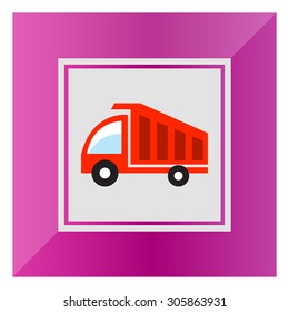 Dump truck icon