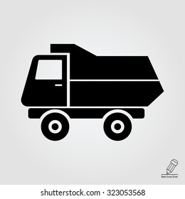 Dump truck icon