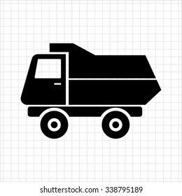 Dump truck icon