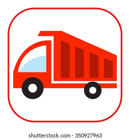 Dump truck icon