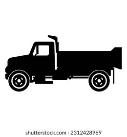 Dump Truck Icon. Heavy Duty Vector Illustration Royalty Free, Cliparts, Vectors, And Stock Illustration
