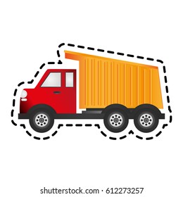 dump truck icon image 