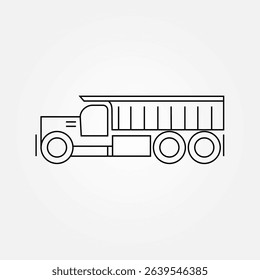 dump truck icon symbol illustration vector eps10 logo template