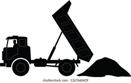 dump truck image illustration