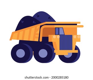 dump truck mine coal vehicle