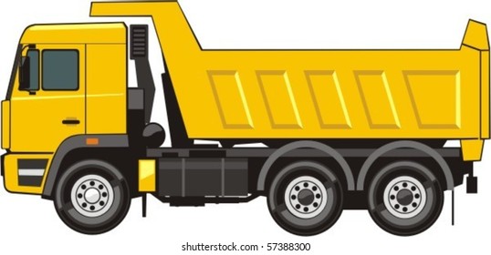  dump truck of transportation of the soil