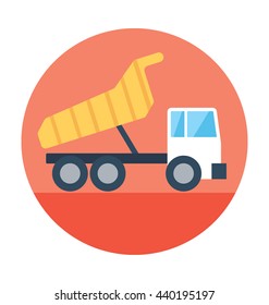 Dump Truck Vector Icon
