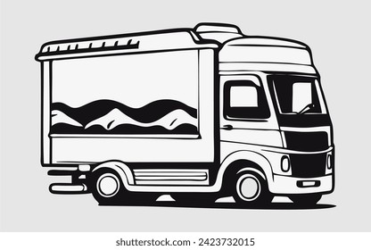 Dump Truck Vector Illustration Isolated on white background. Tipper Truck,Dump truck flat icon. Heavy construction vehicle