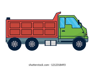 Dump truck vehicle